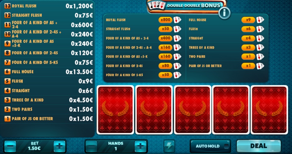 double double bonus poker